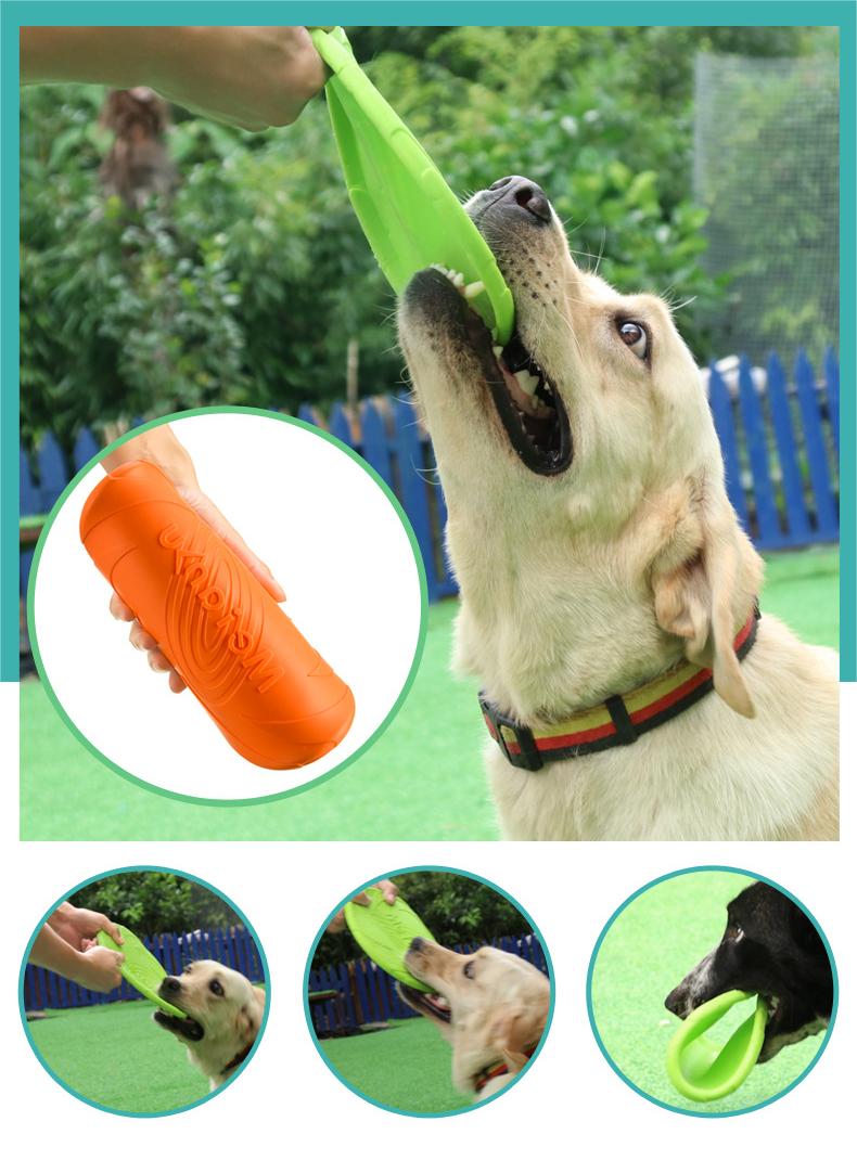 ألعاب أقراص طائرة مقاومة للعض  - مراجعة Flying Disc Dog Training Toy وسعره