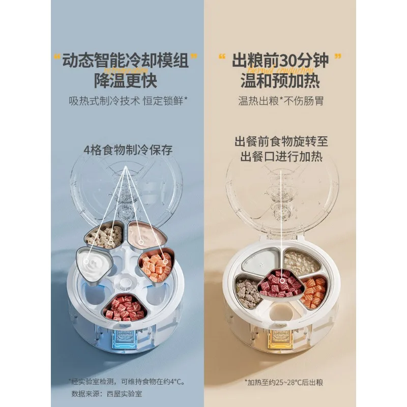 موزع طعام رطب ذكي للقطط، وعاء  - مراجعة Pet Feeders وسعره